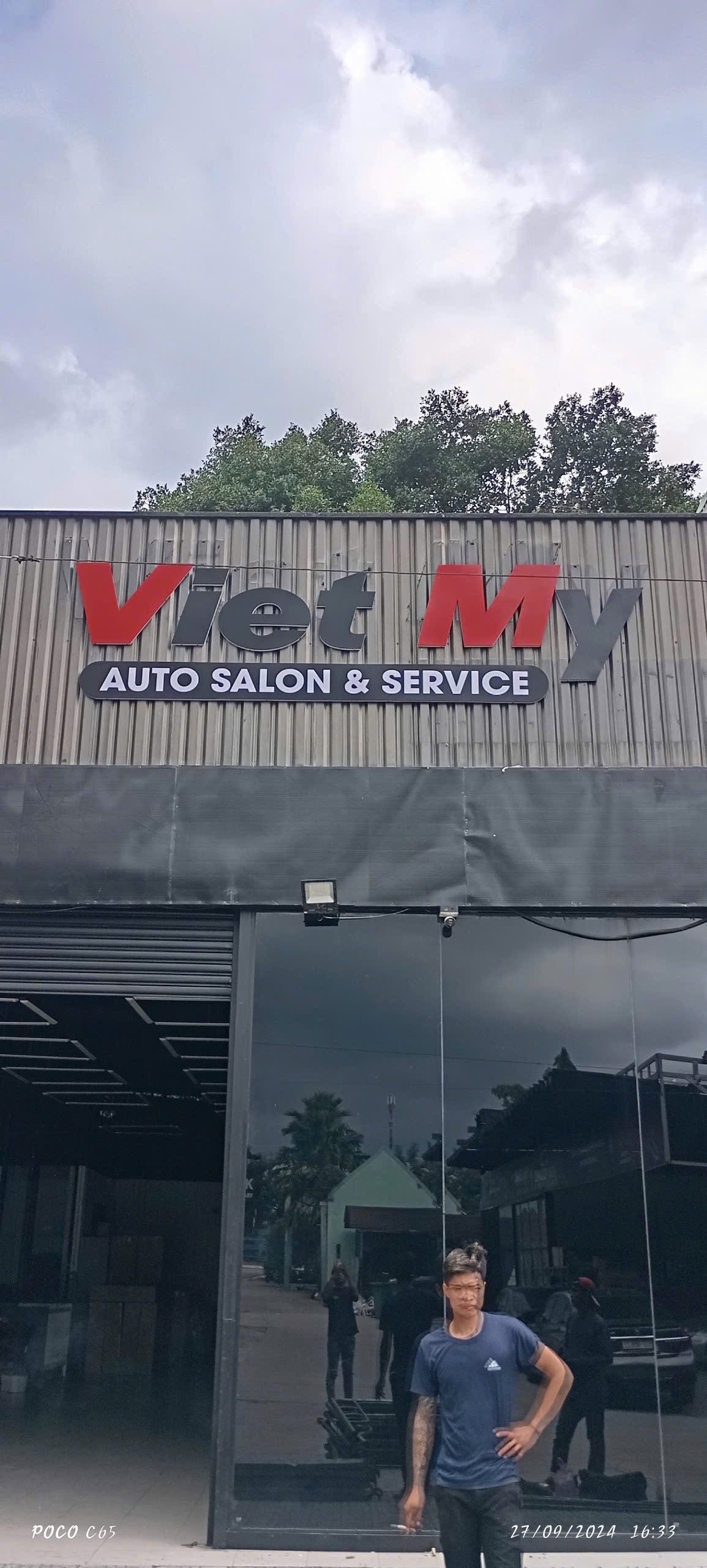 bảng hiệu salon xe