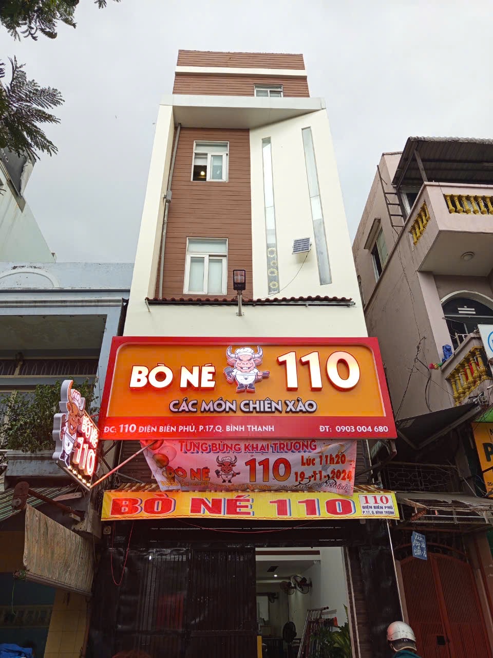 bảng hiệu quán ăn