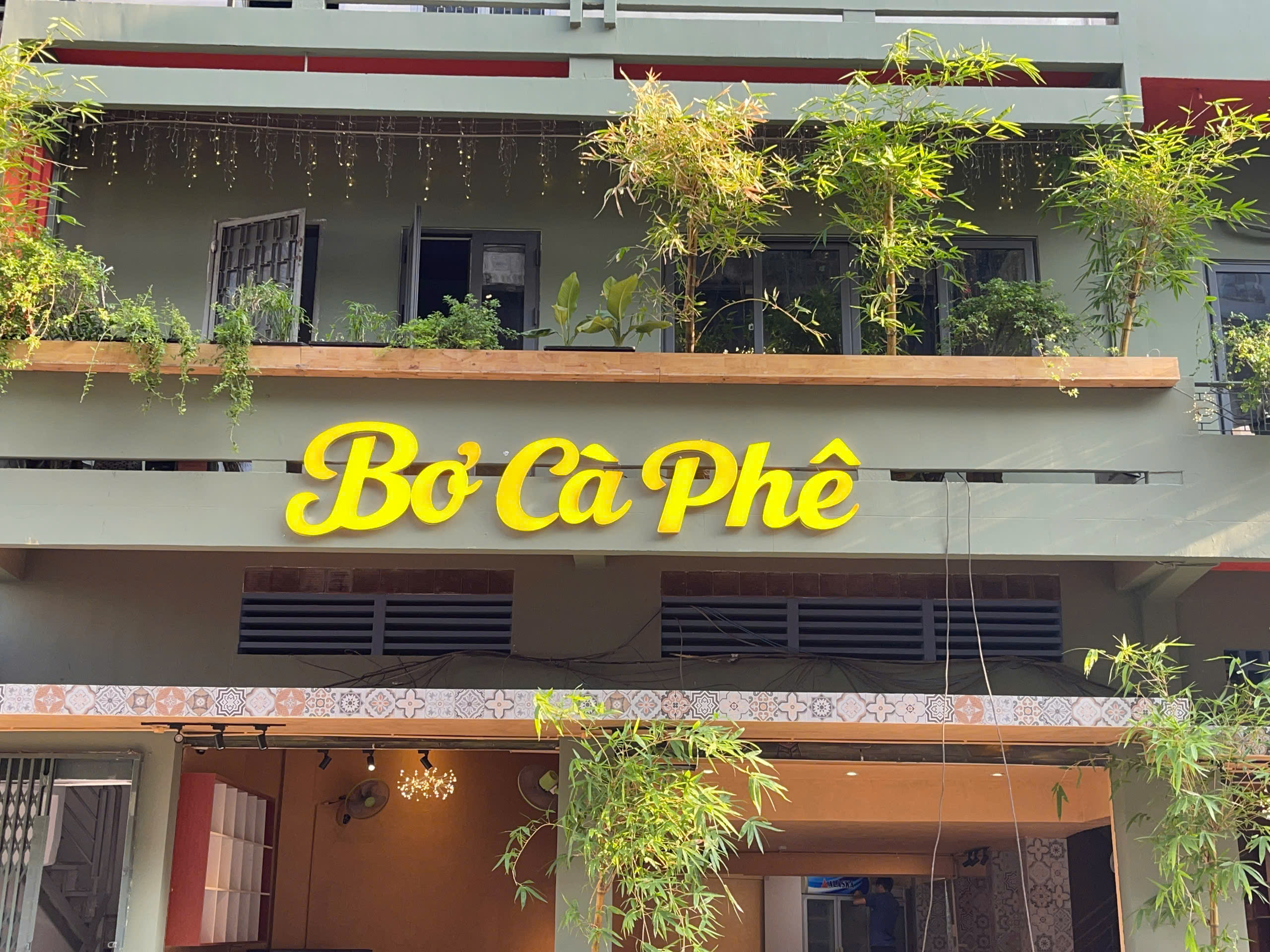 Chữ Inox đã lắp đặt hoàn thiện